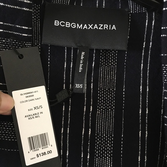 BCBGMAXAZRIA navy kimono jacket - NWT - Picture 4 of 6